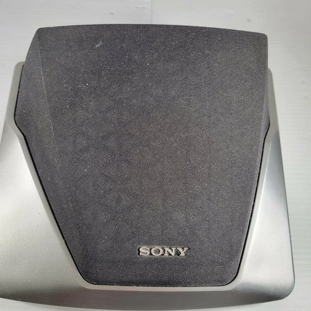 Sony SS-SR125 Surround Speakers Pair Grey Silver TESTED Good Home Theater 8 Ohm